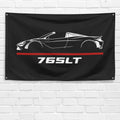 765LT Spider Supercar 3x5 ft Flag Garage Wall Decor Birthday Gift Banner