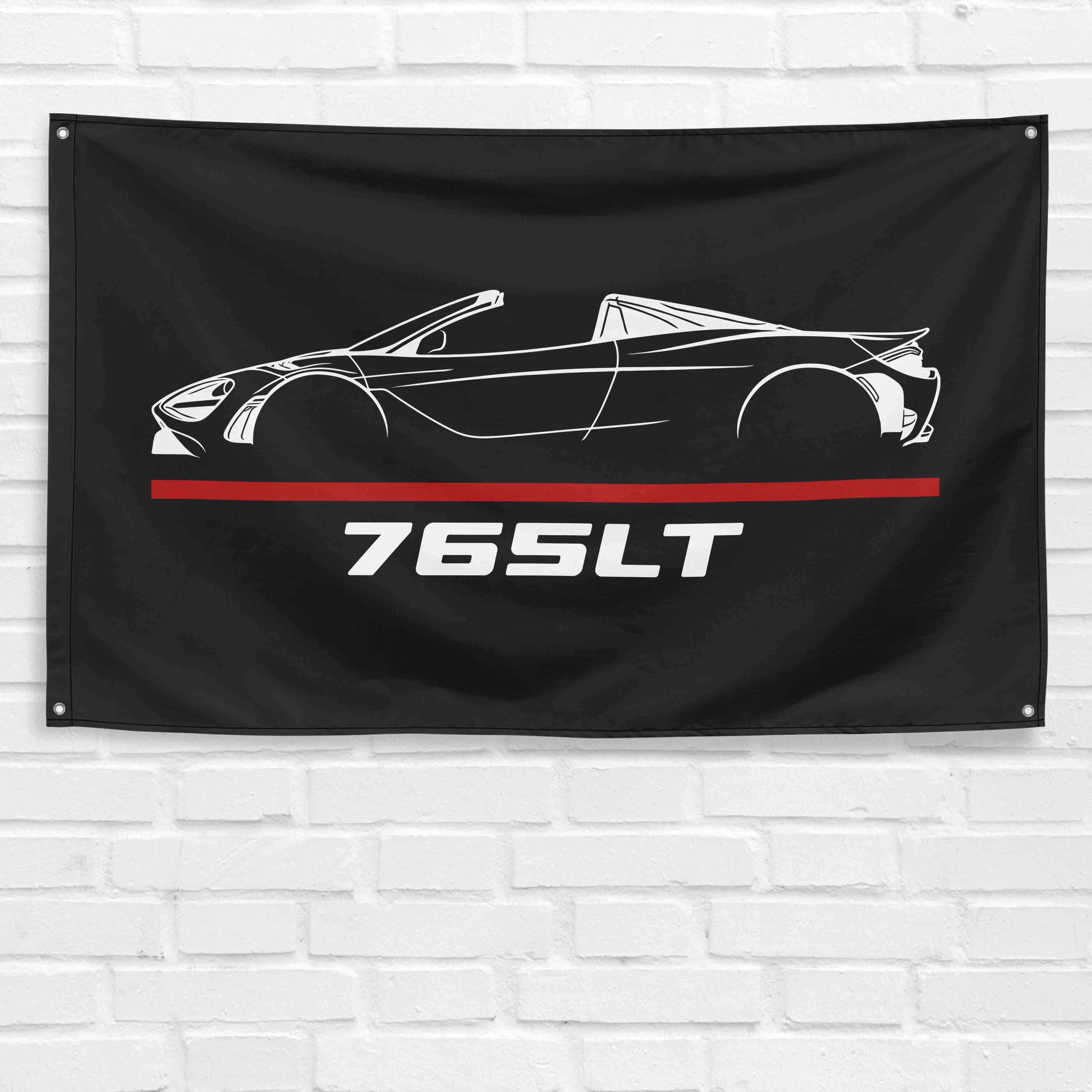 765LT Spider Supercar 3x5 ft Flag Garage Wall Decor Birthday Gift Banner
