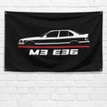 M3 E36 1994-1999 3x5 ft Flag Garage Wall Decor Birthday Gift Banner