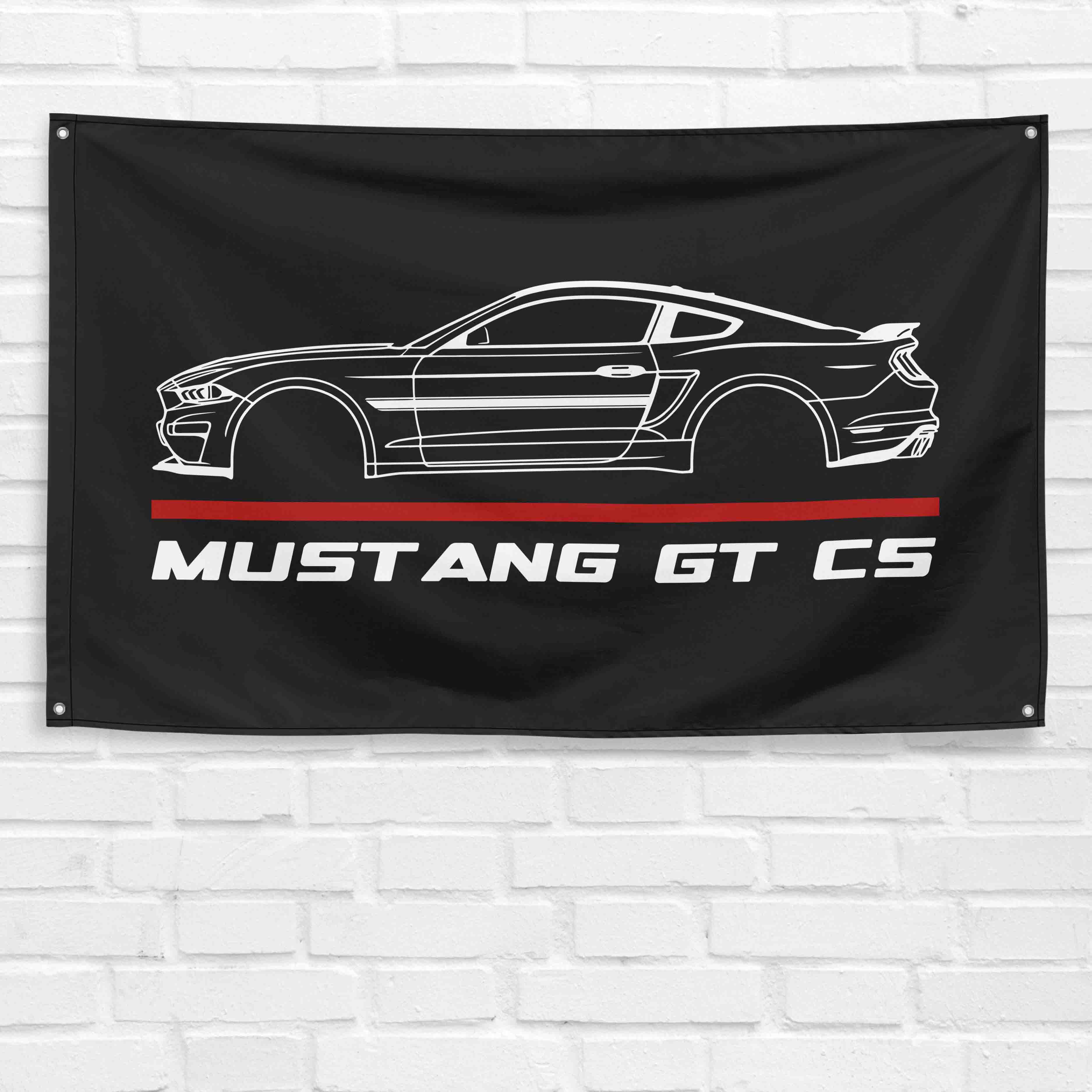 Mustang GT CS 2020 Cal Special 3x5 ft Flag Garage Wall Decor Banner