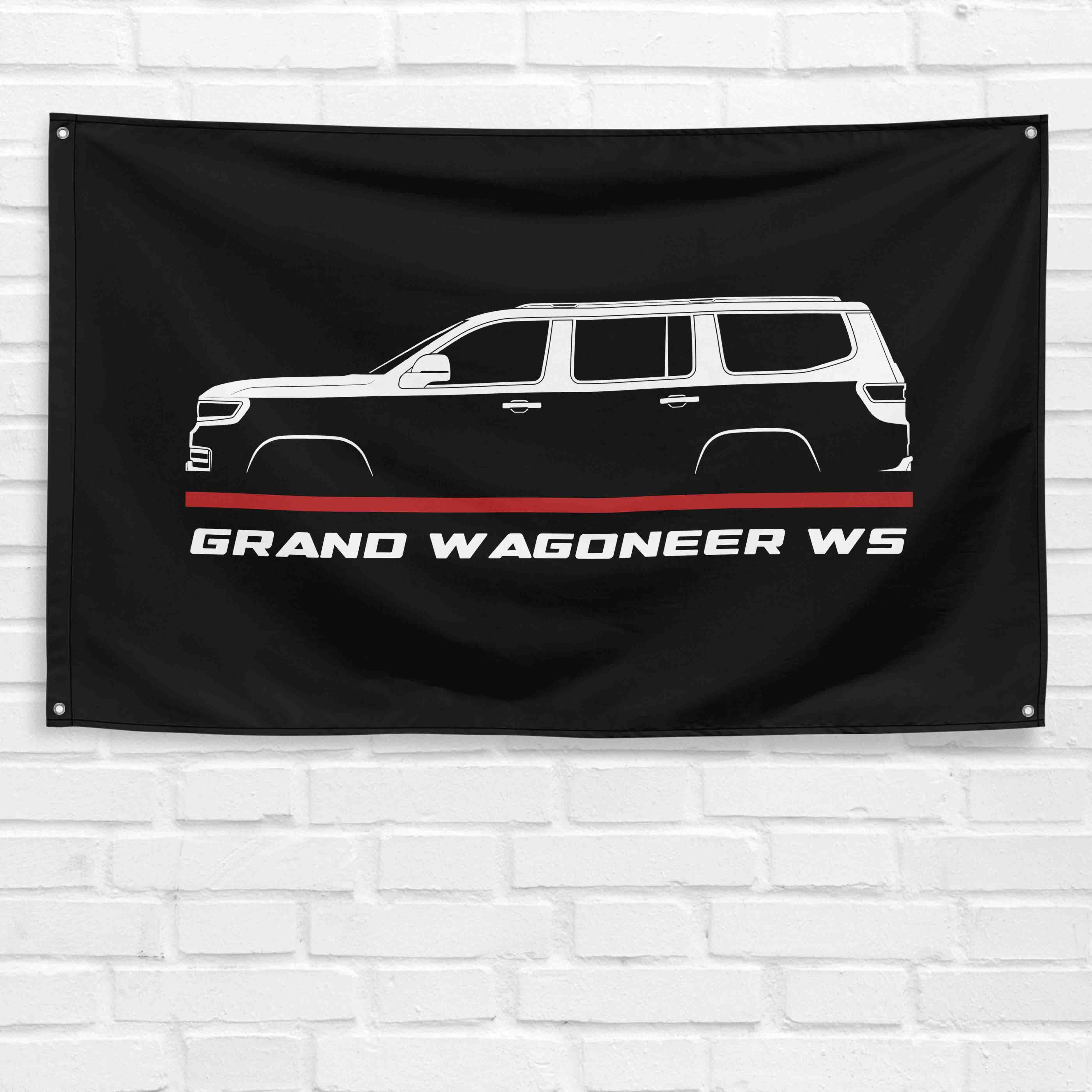 Grand Wagoneer WS 2022 3x5 ft Flag Garage Wall Decor Birthday Gift Banner