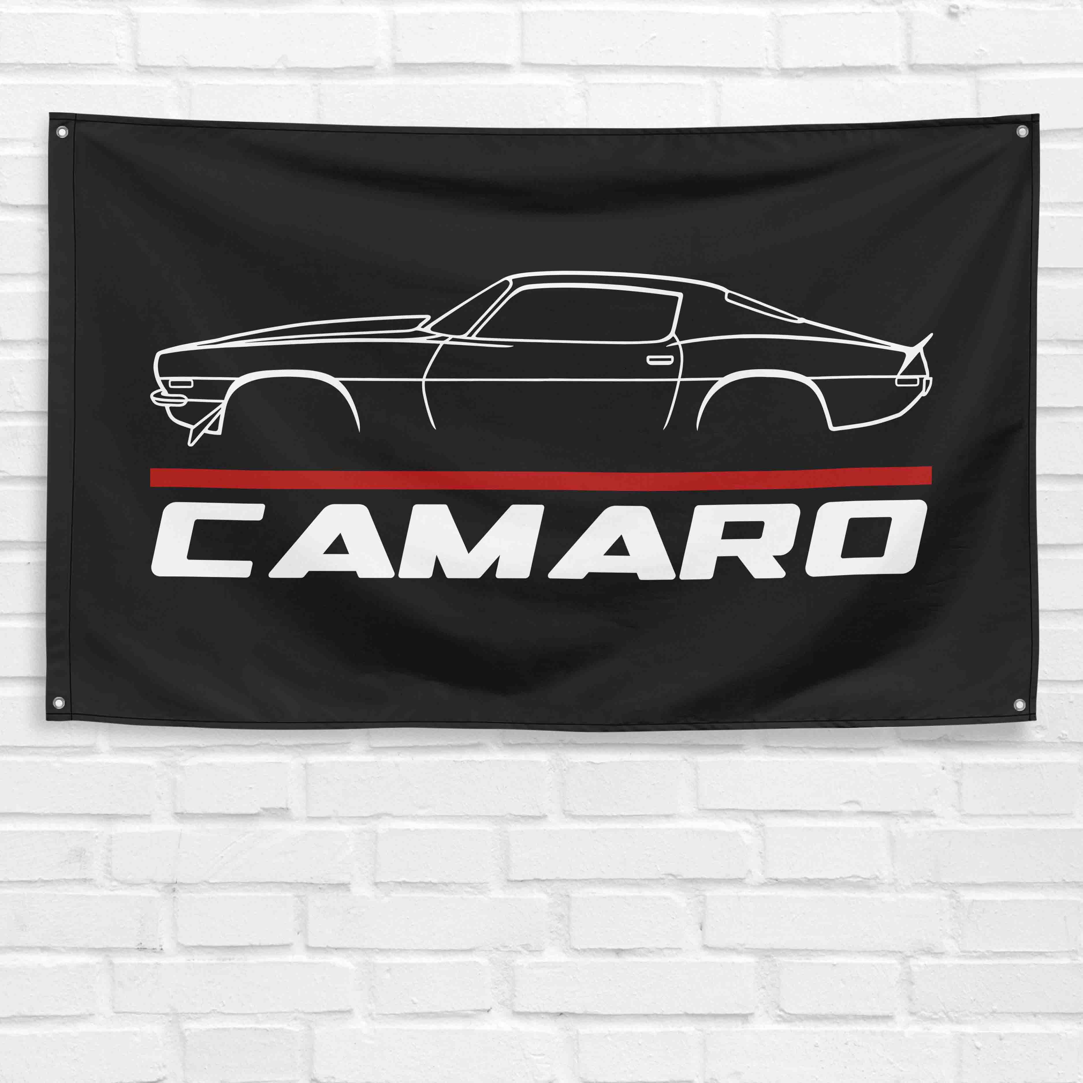 Camaro 1970 3x5 ft Flag Garage Wall Decor Birthday Gift Banner