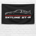 Skyline GT-R 3x5 ft Flag Garage Wall Decor Birthday Gift Banner