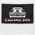 Camaro 1969 Z28 3x5 ft Flag Garage Wall Decor Birthday Gift Banner