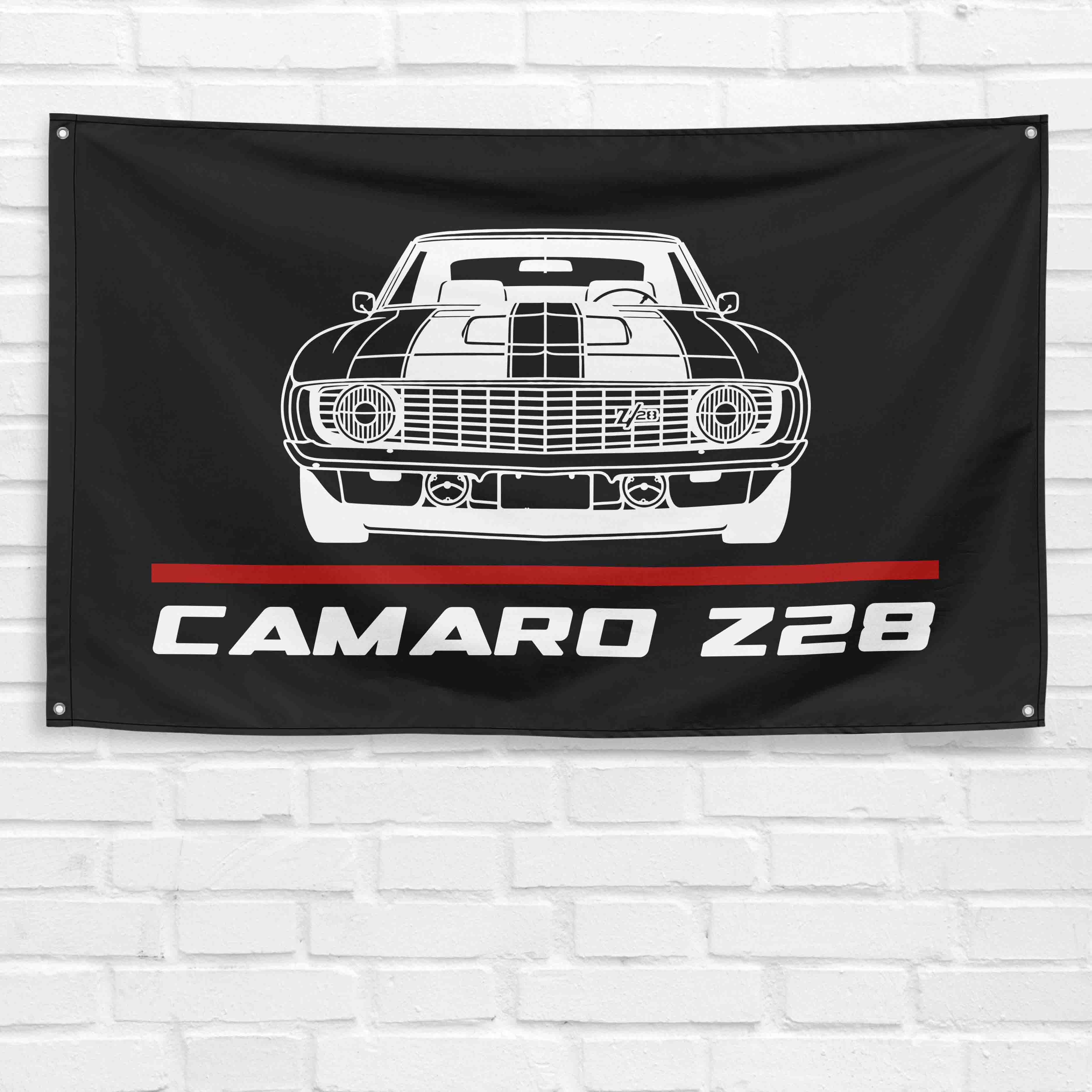 Camaro 1969 Z28 3x5 ft Flag Garage Wall Decor Birthday Gift Banner