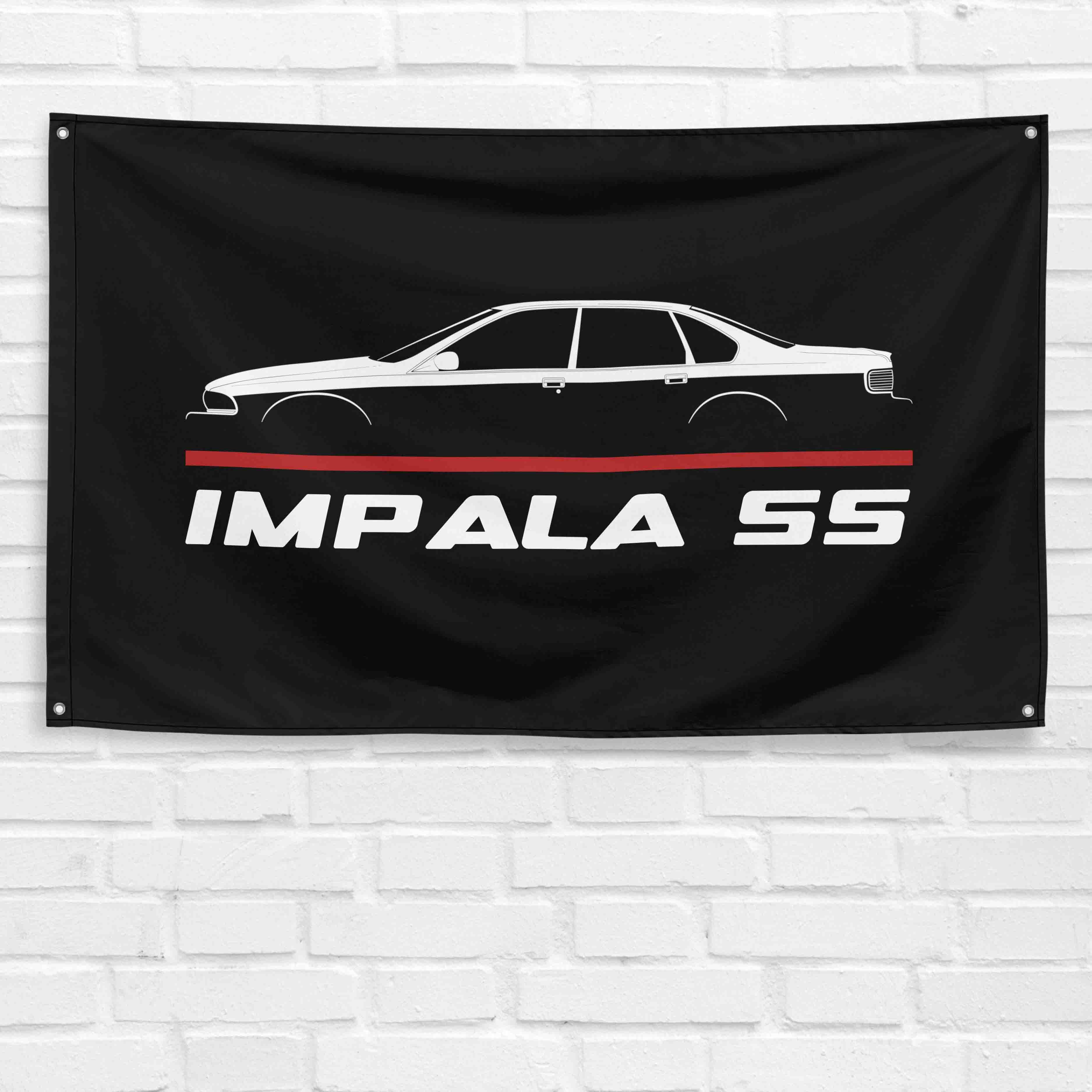 Impala SS 1994-1996 3x5 ft Flag Garage Wall Decor Birthday Gift Banner