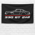 330 GT 2+2 3x5 ft Flag Garage Wall Decor Birthday Gift Banner