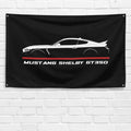 Mustang Shelby GT350 2015-2020 3x5 ft Flag Garage Wall Decor Banner