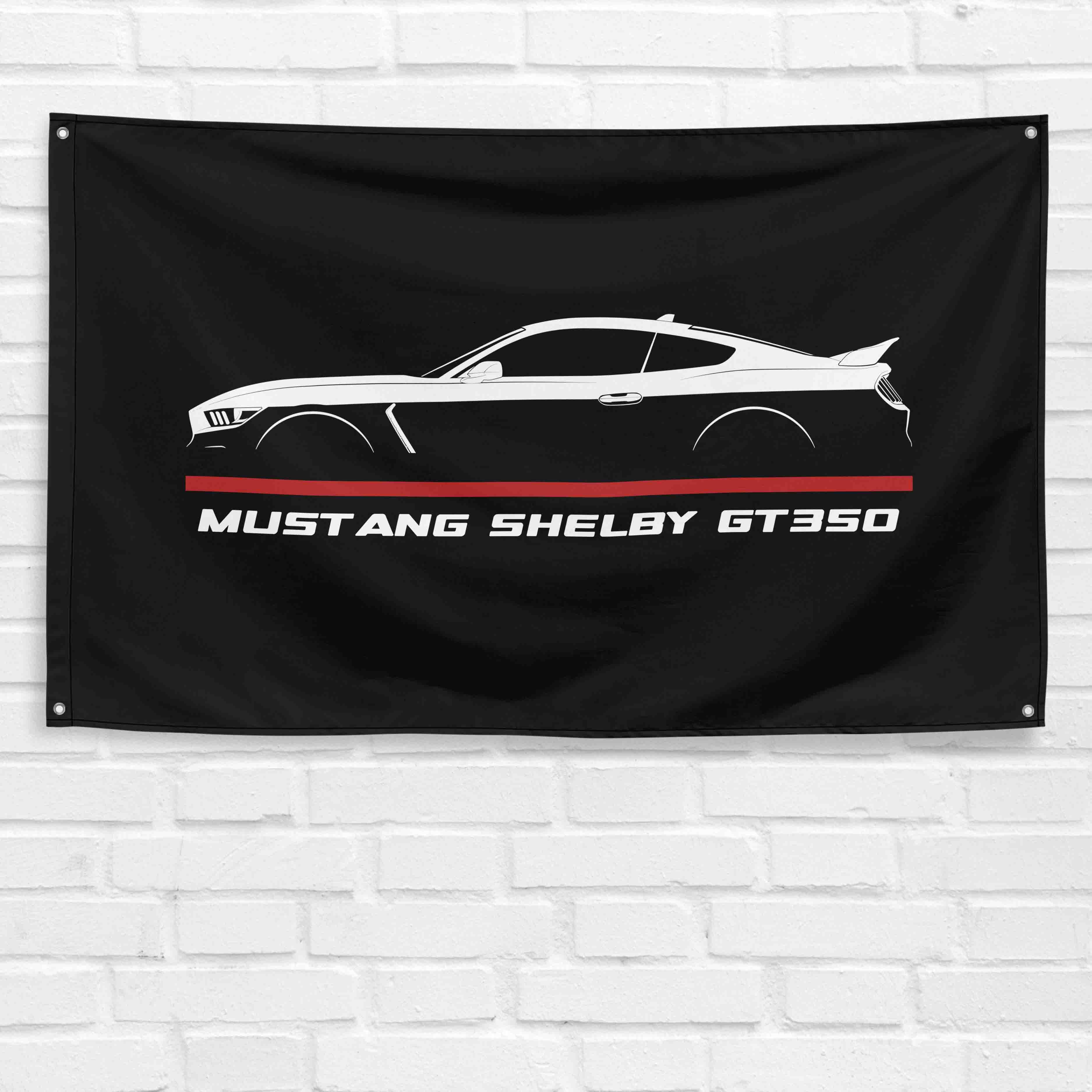 Mustang Shelby GT350 2015-2020 3x5 ft Flag Garage Wall Decor Banner