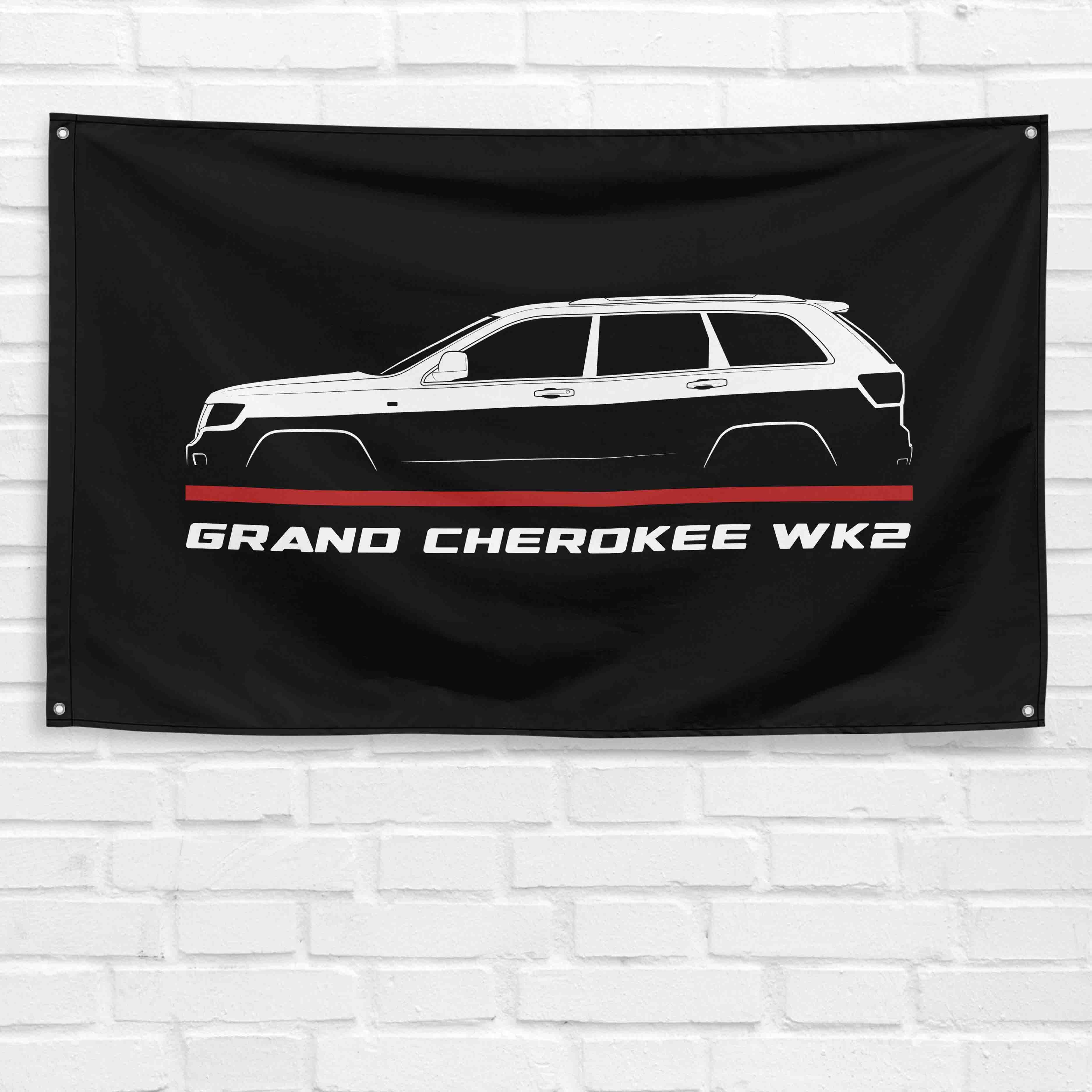 Grand Cherokee WK2 2011-2013 3x5 ft Flag Garage Wall Decor Birthday Gift Banner