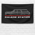 Galaxie Station Wagon 1964 3x5 ft Flag Garage Wall Decor Birthday Gift Banner