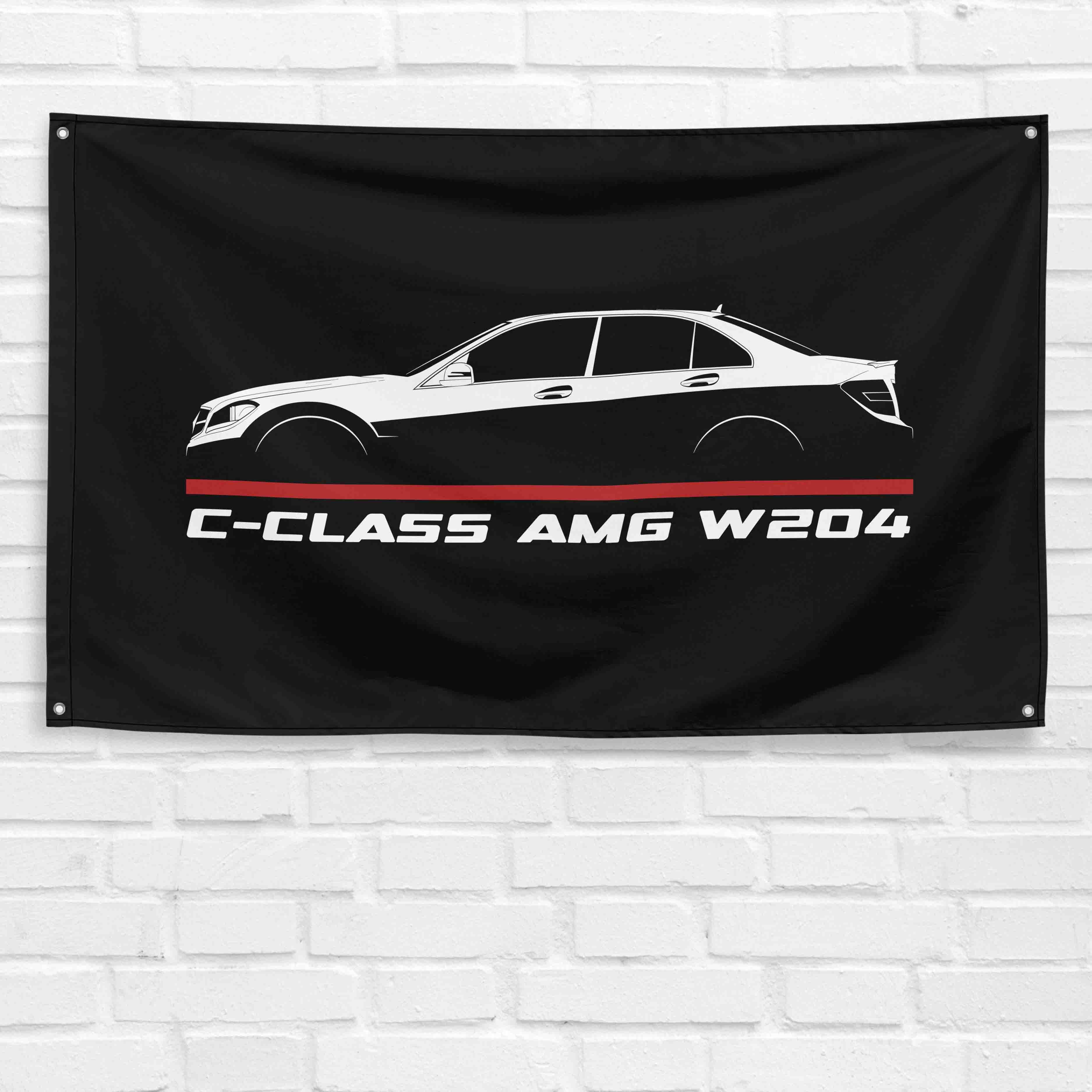 C-Class AMG W204 2007-2014 3x5 ft Flag Garage Wall Decor Birthday Gift Banner