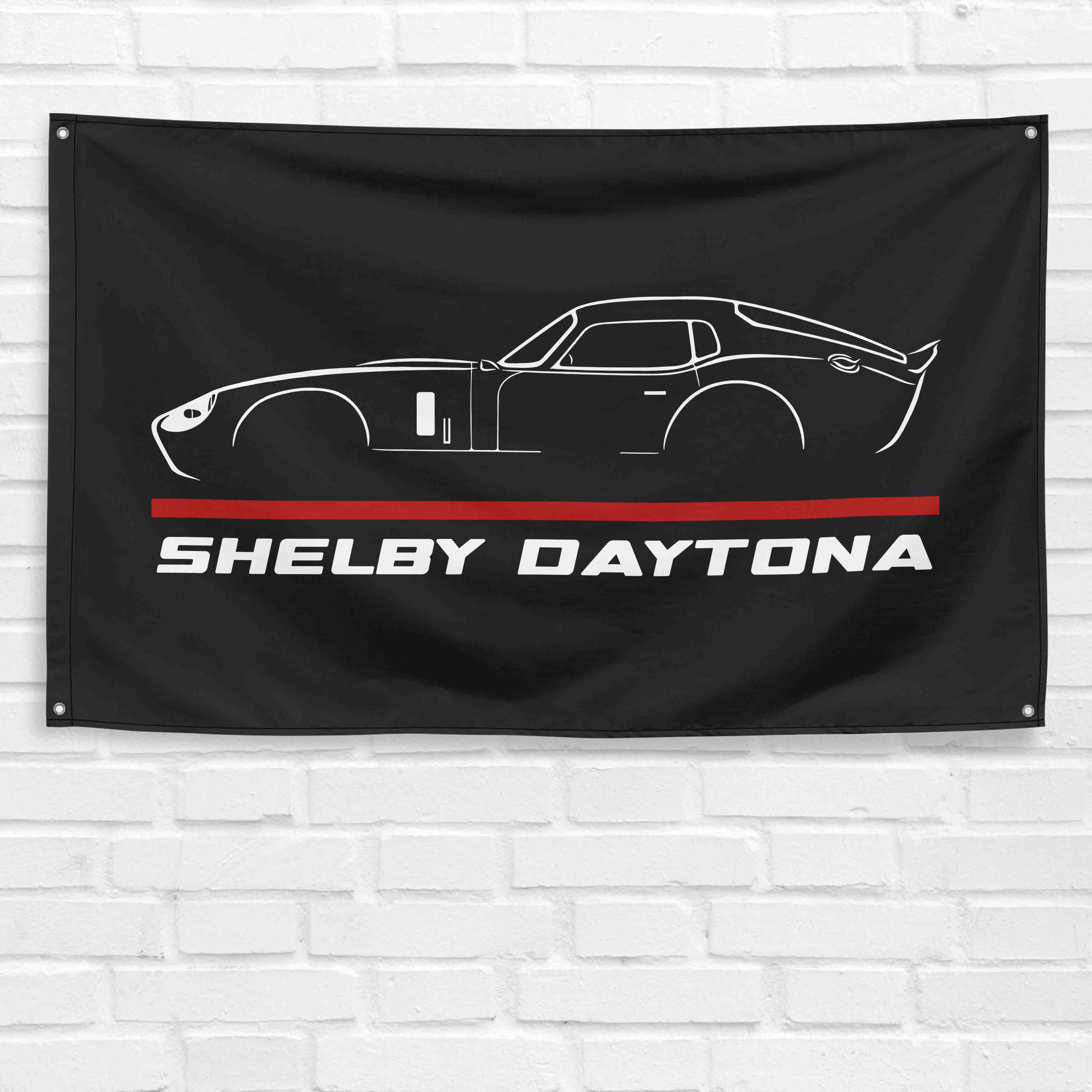 Shelby Daytona Race 3x5 ft Flag Garage Wall Decor Birthday Gift Banner
