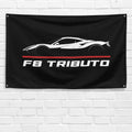 Ferrari F8 Tributo 2019-2022 3x5 ft Flag Garage Wall Decor Birthday Gift Banner